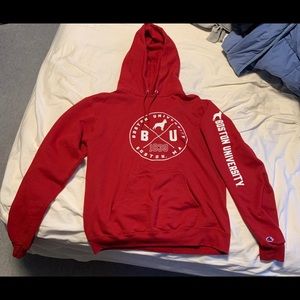 Vintage BU Boston University Champion Hoodie M